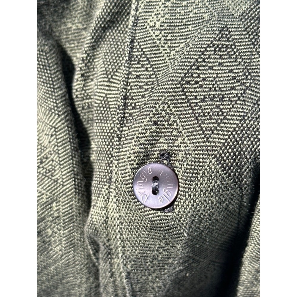 Pringle of Scotland Mens XL Polo Shirt Green Diamond Argyle Mercerized Cotton - Picture 7 of 11